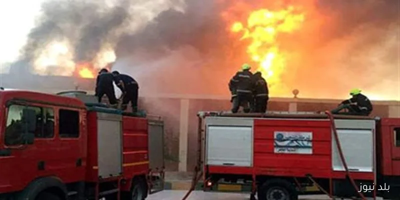 الحماية المدنية تتمكن من إخماد حريق في مصنع مواد غذائية بالقطامية