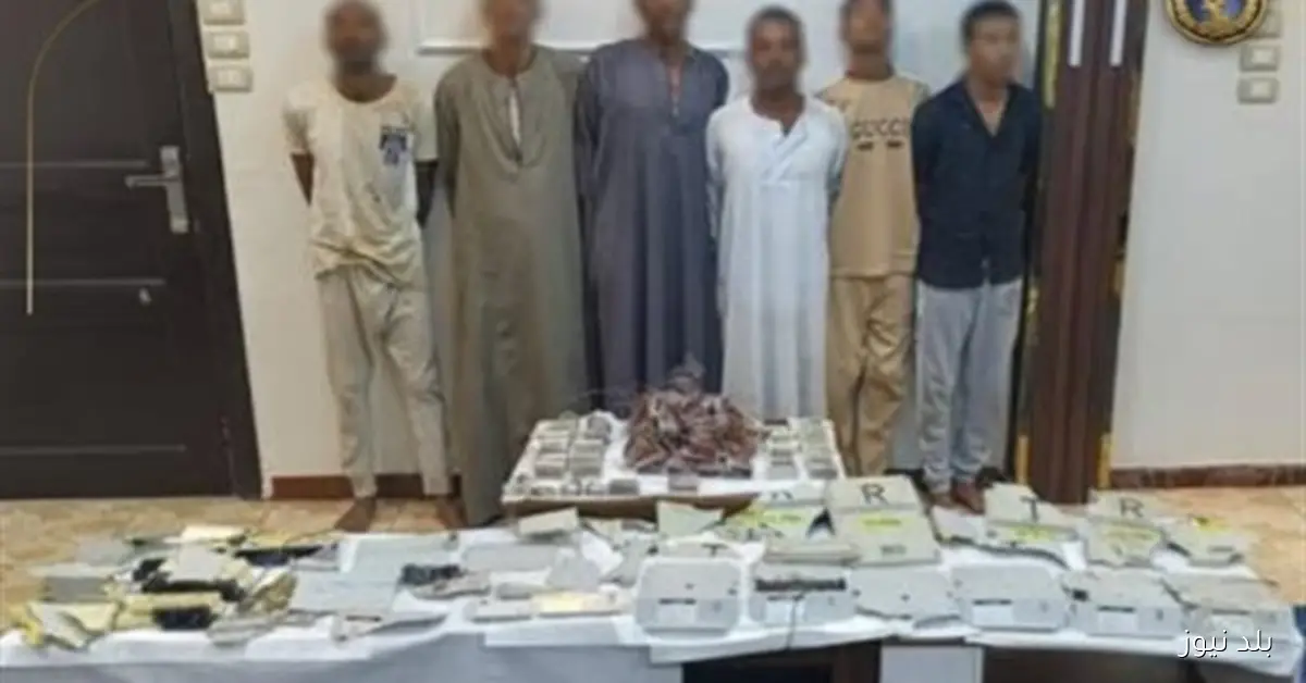 القبض على المتهمين بسرقة صناديق إشارات السكة الحديد في قنا وتعطيل التحذيرات