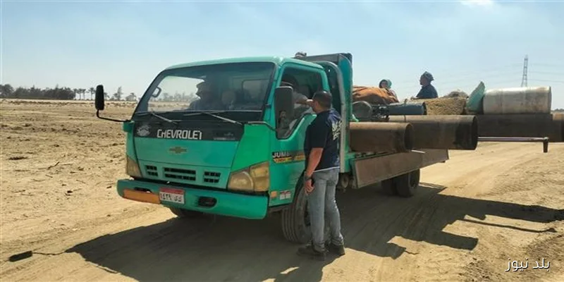 جهاز مدينة سفنكس الجديدة يحتجز معدات حفر بئري مياه غير مرخصة