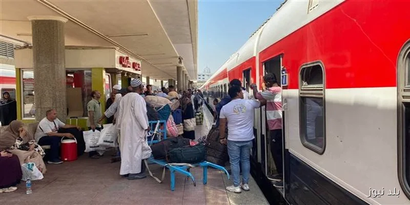 سكك حديد مصر تطلق الرحلة الـ 18 في برنامج العودة الطوعية للأشقاء السودانيين