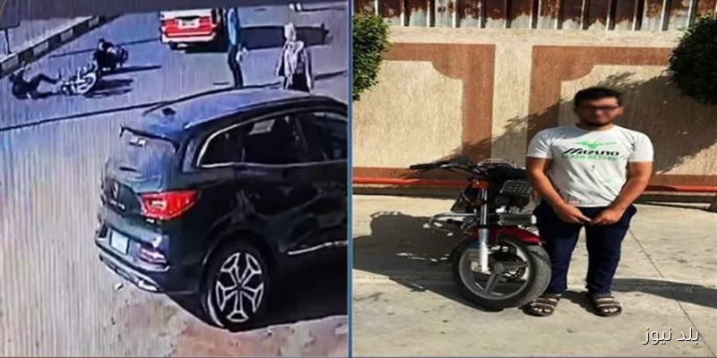 طالب يقود دراجة نارية عكس الاتجاه ويتسبب في دهس شخص بالغربية