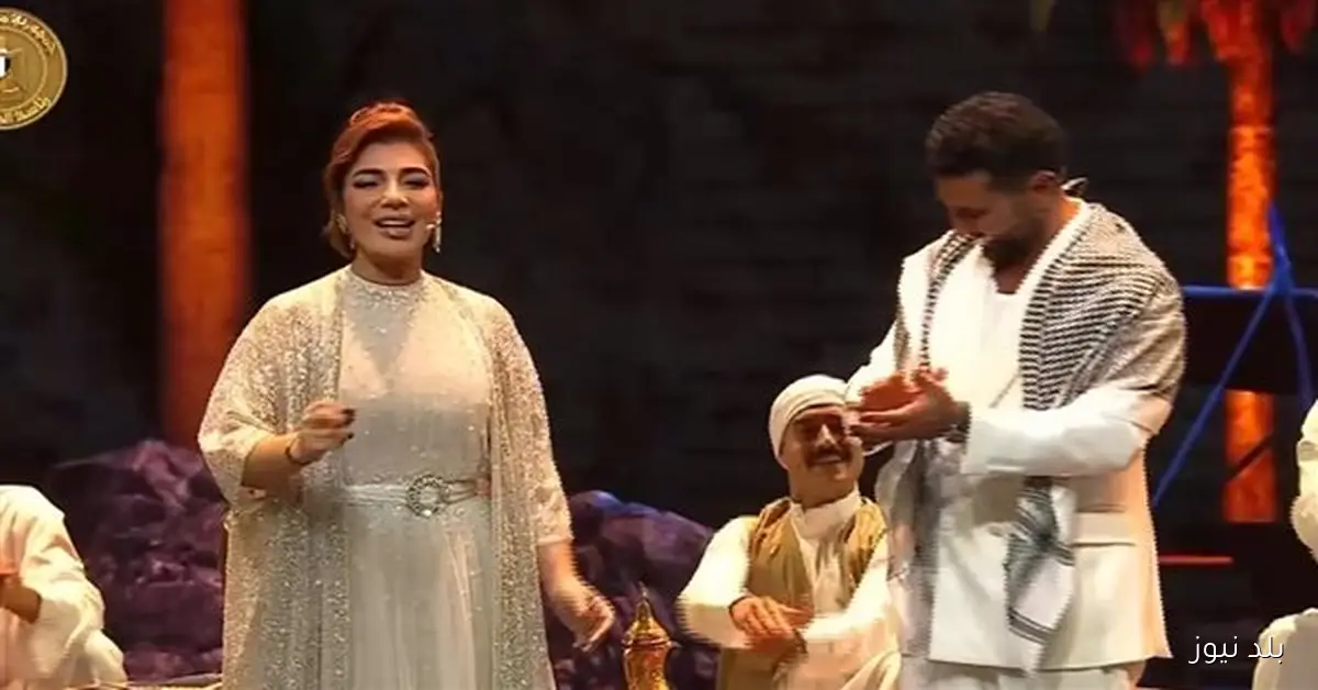 أحمد سعد وأصالة يشاركان في احتفالية وطن السلام بالشال الفلسطيني والطريقة البدوية