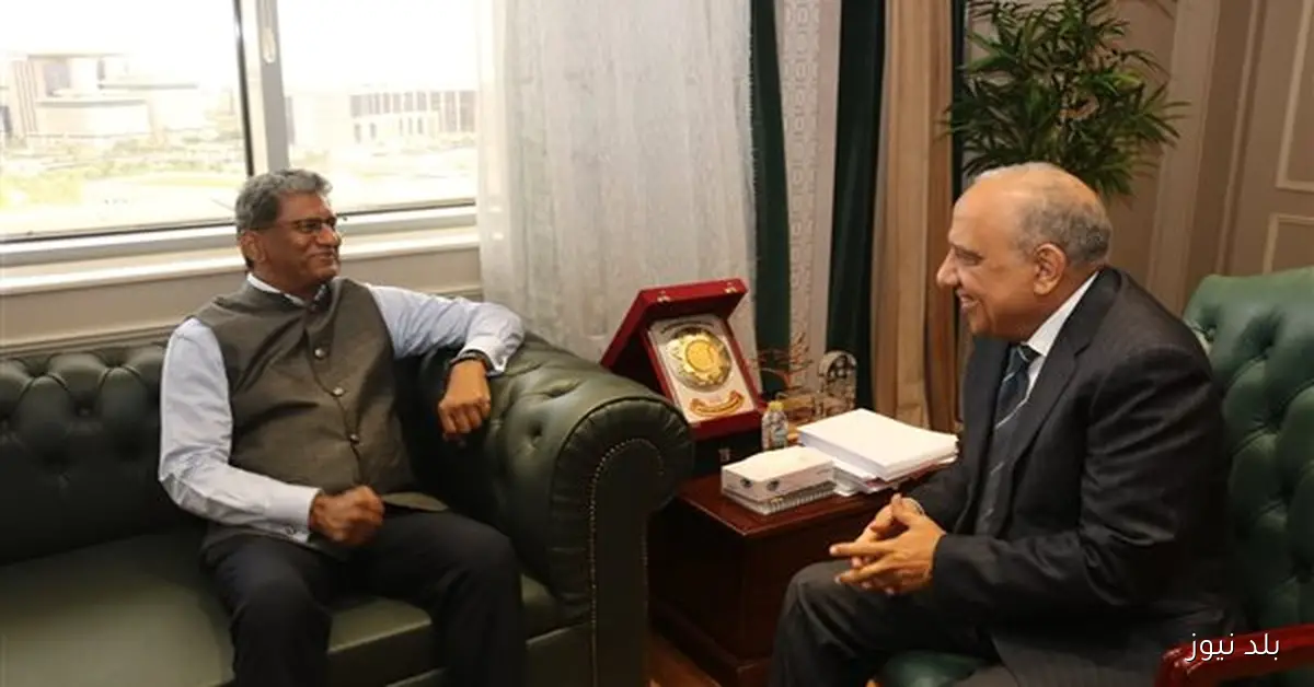 وزير الكهرباء يستقبل سفير الهند في القاهرة لبحث تعزيز التعاون في مجالات الطاقة المتجددة والهيدروجين الأخضر