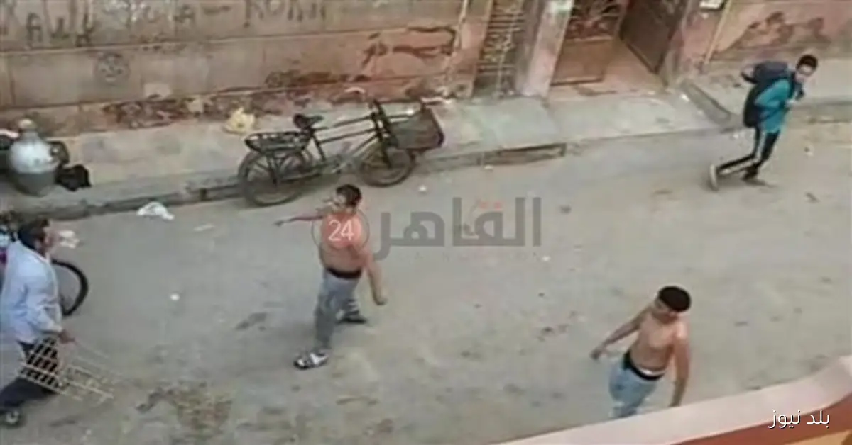 أطراف مشاجرة بين شباب أمام مدرسة في طنطا