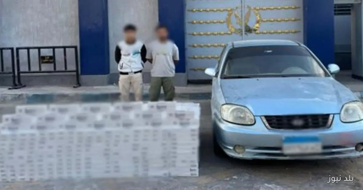 القبض على شخصين في مطروح بحوزتهما 12 ألف عبوة سجائر مجهولة المصدر
