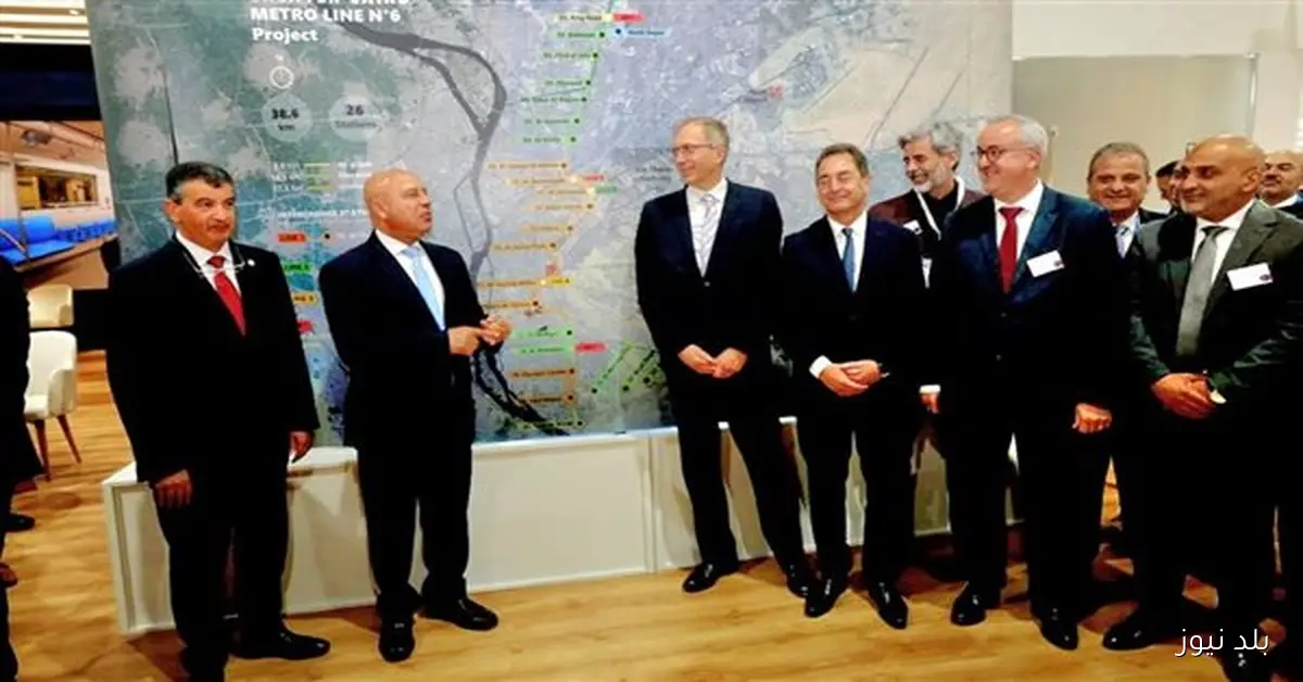 النقل تسلم مسار الخط السادس للمترو لشركة ألستوم الفرنسية رسمياً