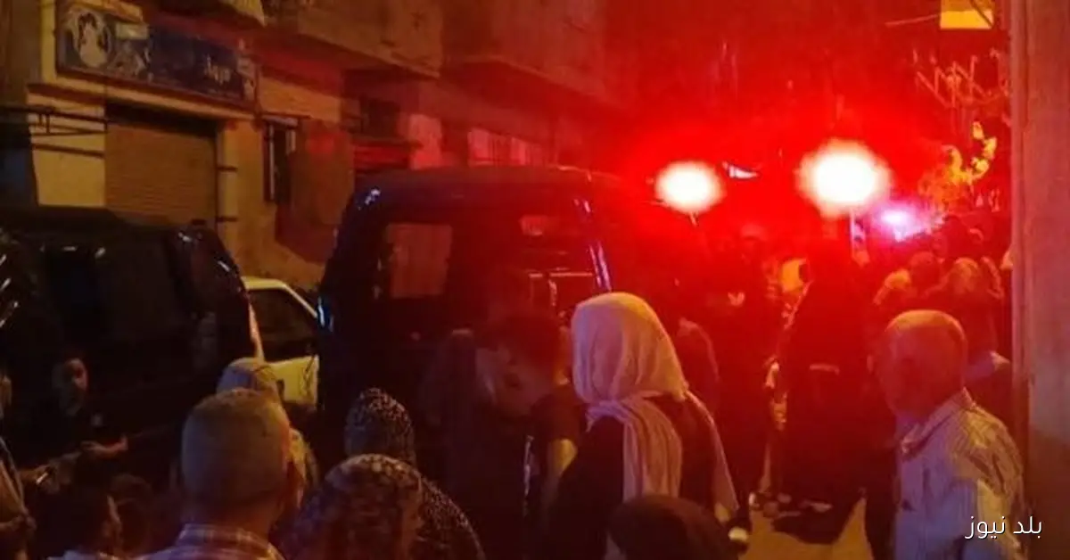 انهيار جزئي لمنزل ثلاثي الطوابق في المنيا