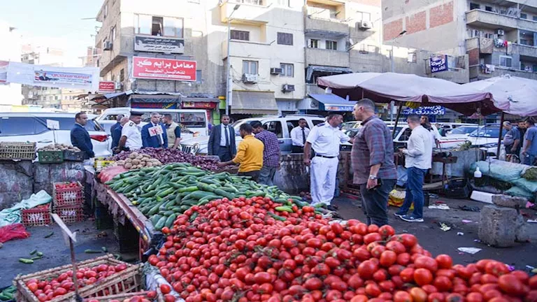 تعرّف على أسعار الخضروات والفاكهة في سوق العبور: 8 جنيهات لكيلو الطماطم