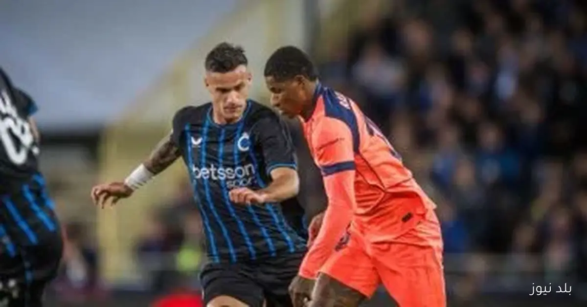 كلوب بروج يتفوق على برشلونة 2-1 في شوط أول مثير بدوري أبطال أوروبا