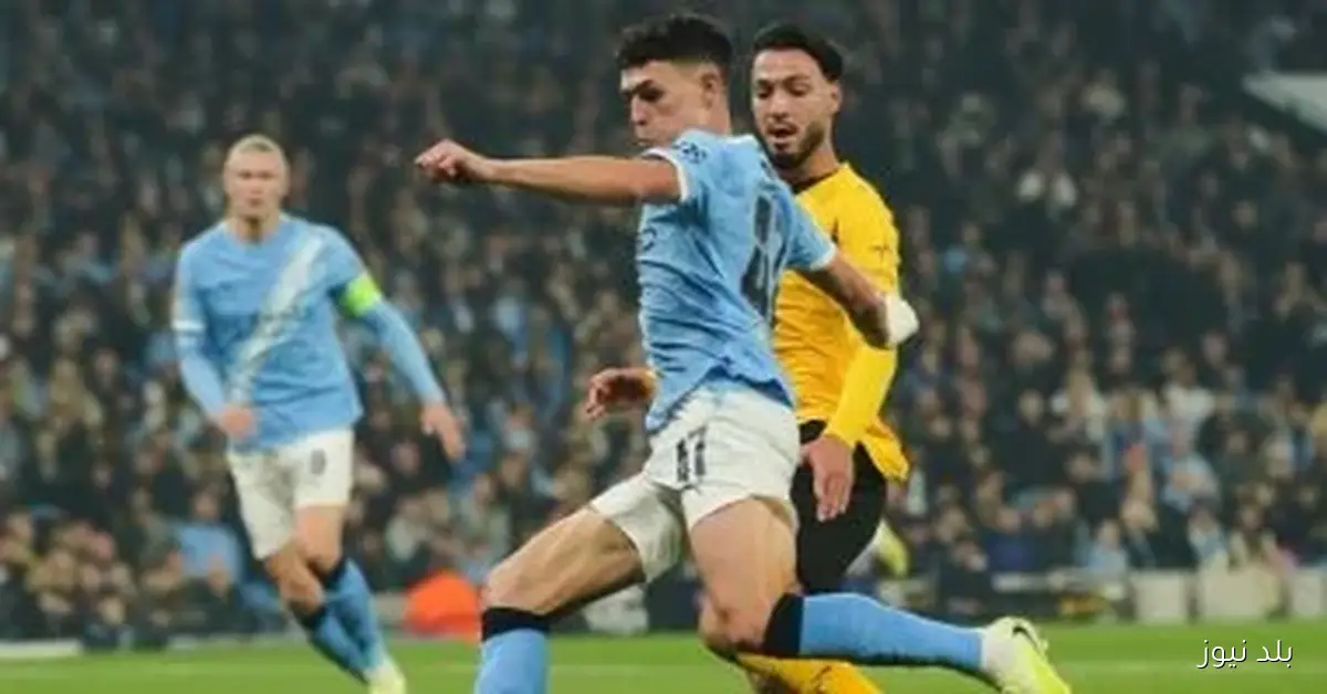 مان سيتي يتفوق على دورتموند بهدفين في الشوط الأول بهدفي هالاند وفودين