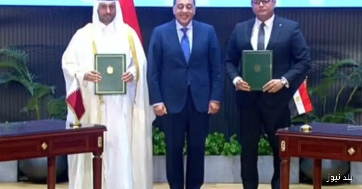 وزير الإسكان يوقع اتفاقية شراكة استثمارية مصرية-قطرية لتنمية منطقة علم الروم بمطروح بقيمة 29.7 مليار دولار
