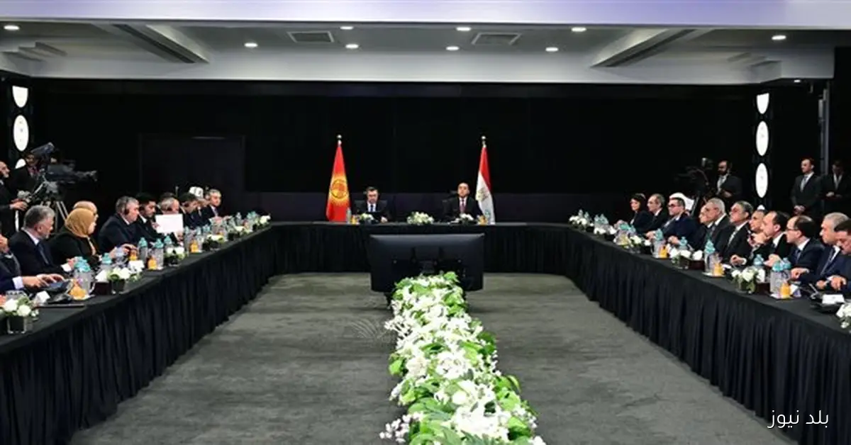 وزير الاقتصاد القيرغيزي يشجع الشركات المصرية على الاستثمار في مجالات التعدين والزراعة والصناعات الغذائية
