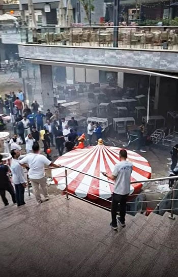 آثار حريق محل هدايا داخل مول أربيلا بلازا بالتجمع (21) آثار حريق محل هدايا داخل مول أربيلا بلازا بالتجمع (21)