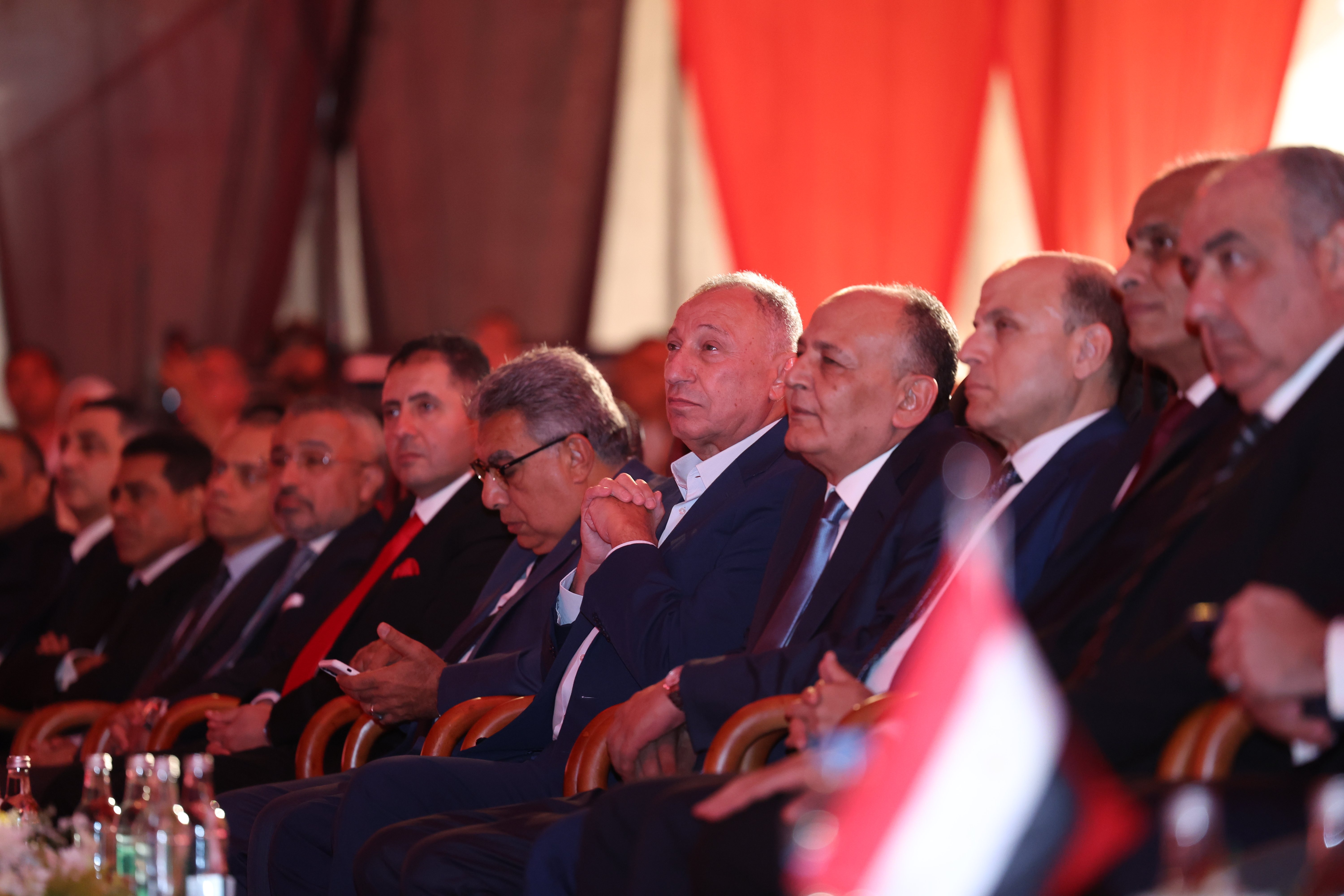 الحضور في حفل فرع الأهلي الجديد بالمنصورة
