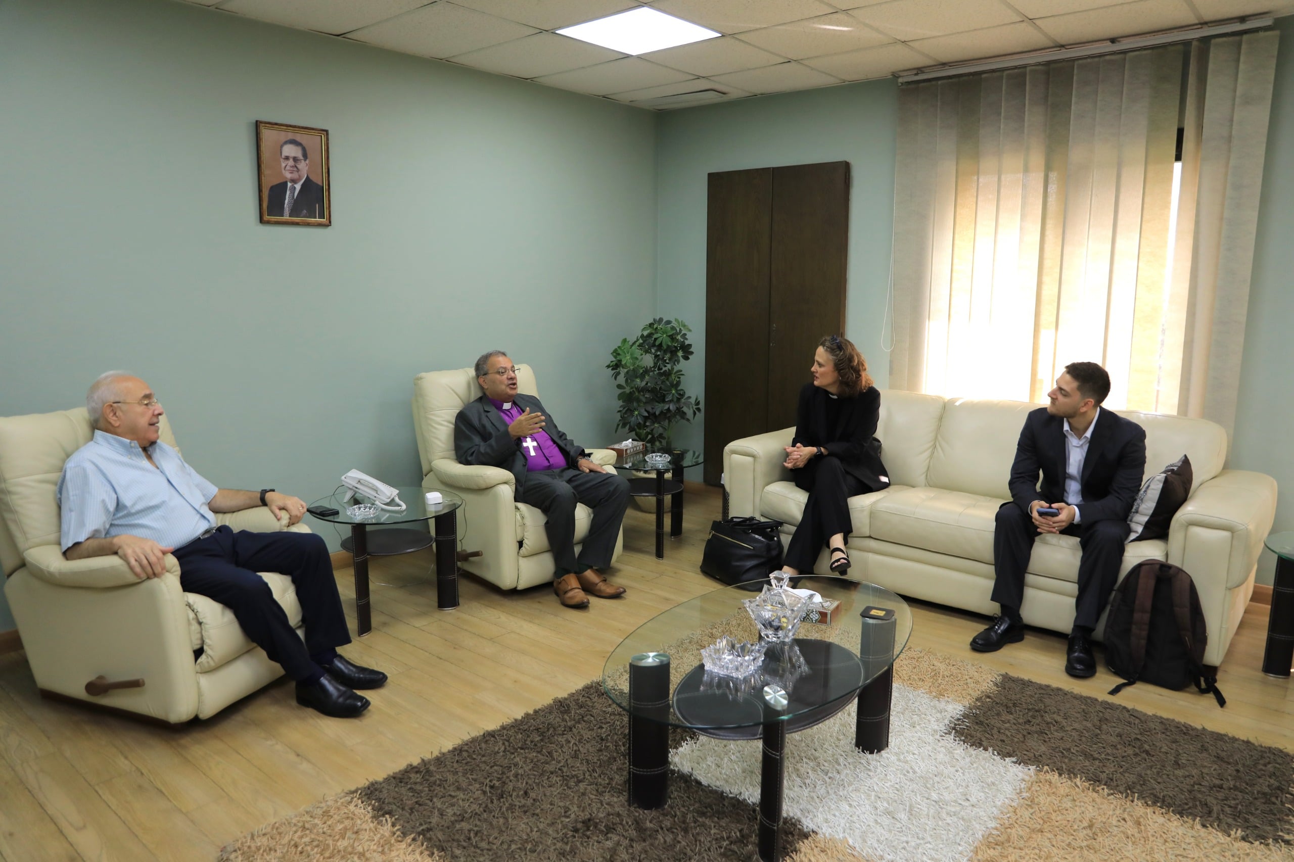زيارة وفد المنظمة زيارة وفد المنظمة