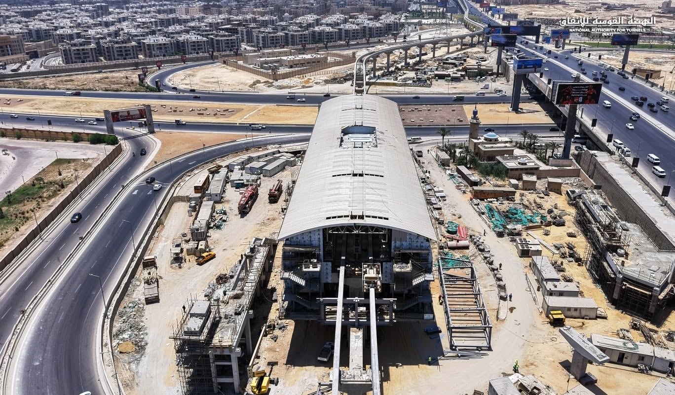 محطة مونوريل طريق اسكندرية الصحراوي